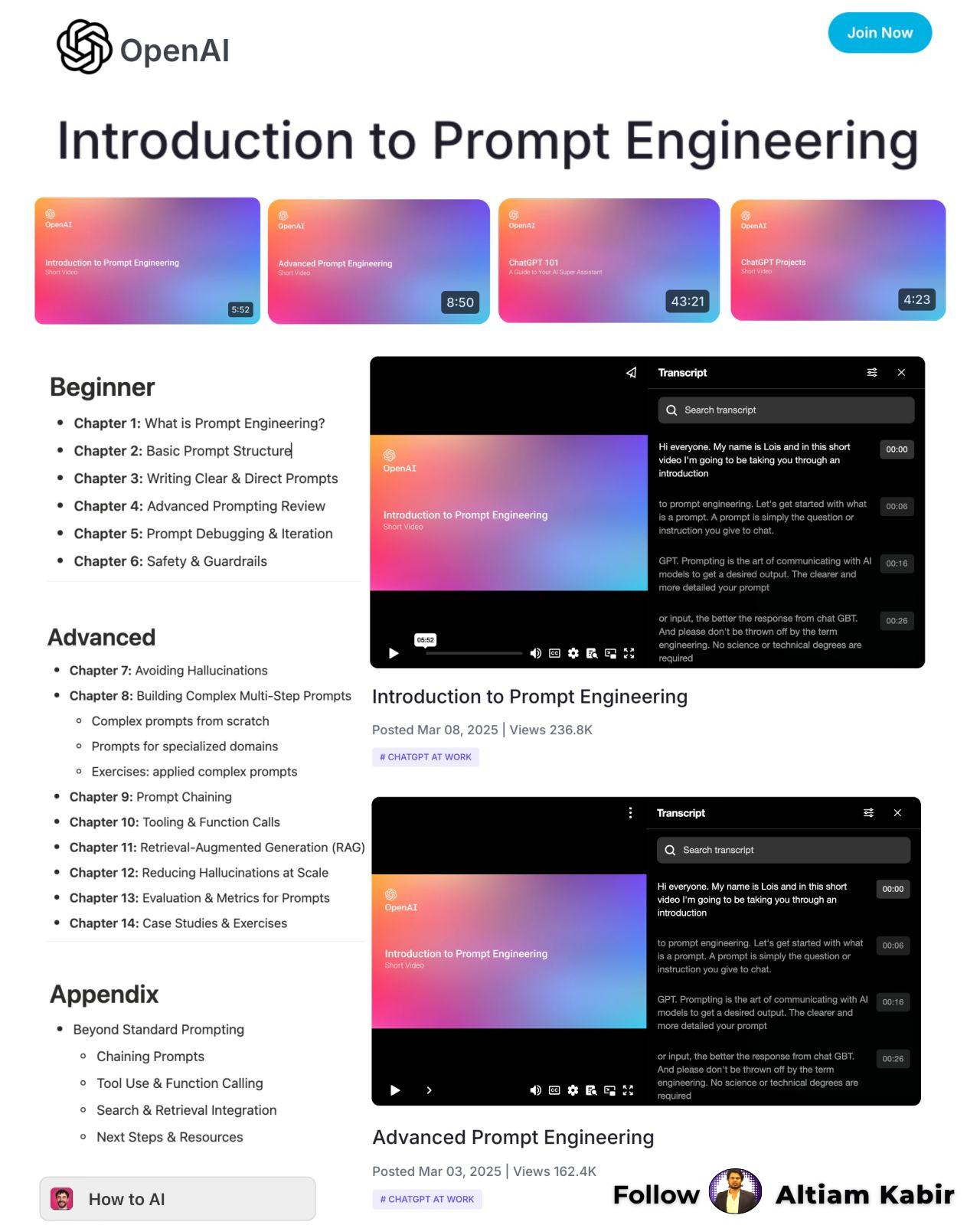 OpenAI just dropped 11 FRƐƐ prompt... - Altiam AINetwork | Facebook