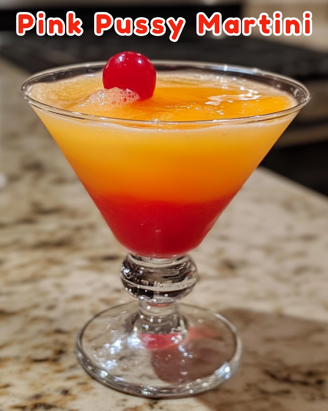 Amelia - Pink Pussy Martini Ingredients: 1 oz peach schnapps 2 oz vodka ...