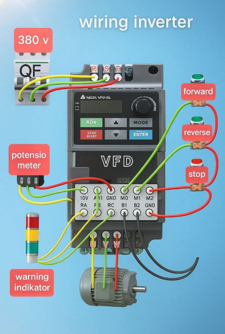 ELECTRICAL Engineer USA CoMMuNiTy | Inverter Kabel (Diagram Kabel VFD ...
