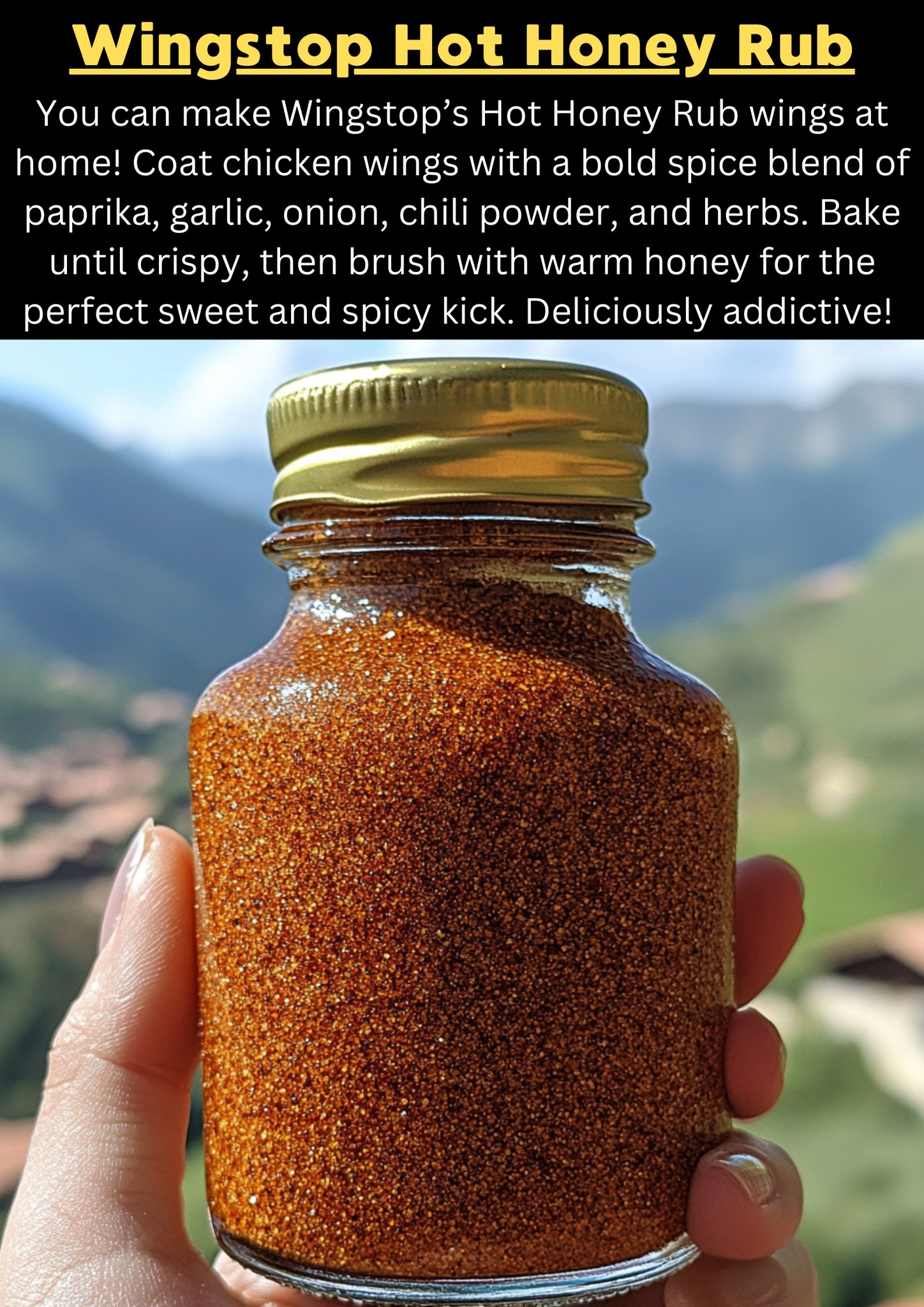 K Diary - Wingstop Hot Honey Rub Recipe 🍯🔥 | Facebook
