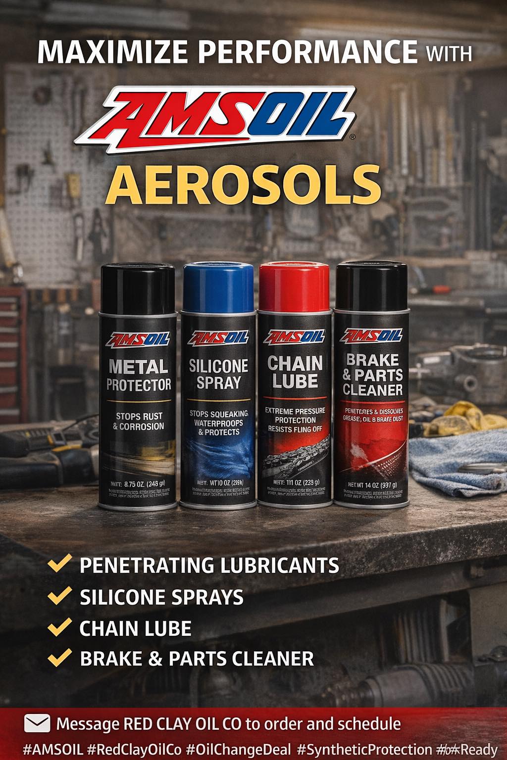 🛢️ Big Performance in a Spray Can —... - Red Clay Oil Co. | Facebook