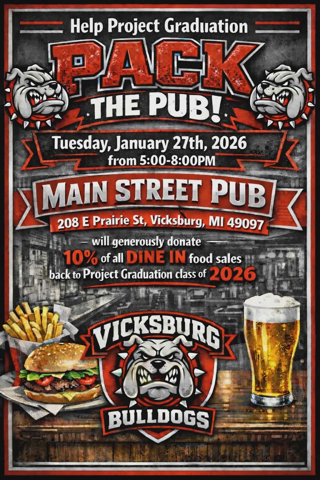 MAIN ST PUB Vicksburg added a new... - MAIN ST PUB Vicksburg