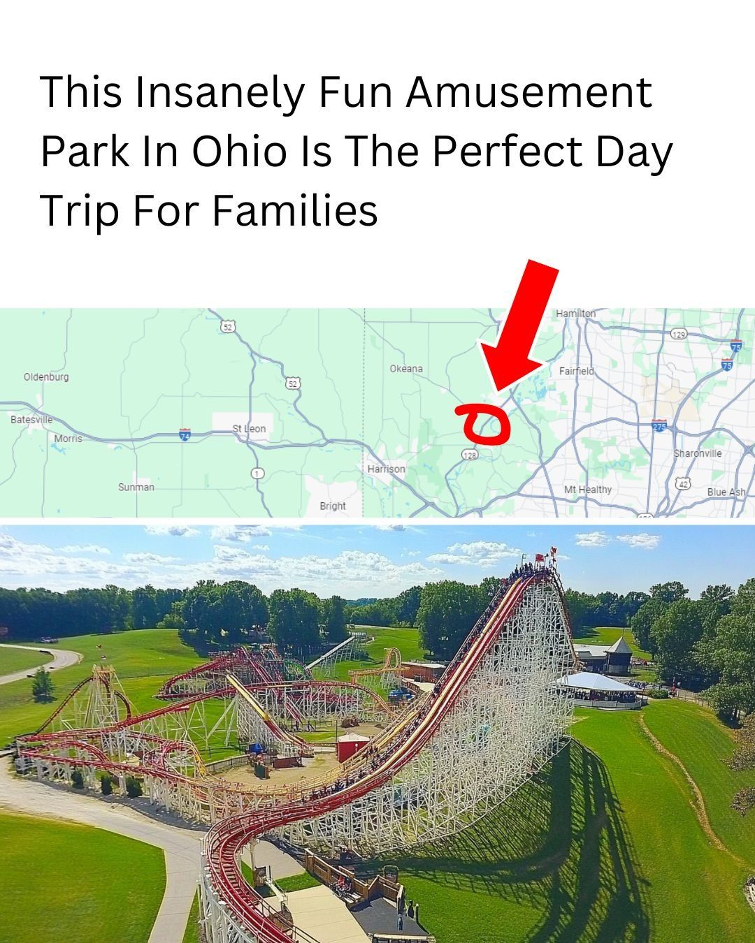 Ohio - This insanely fun amusement park is perfect for a family day ...