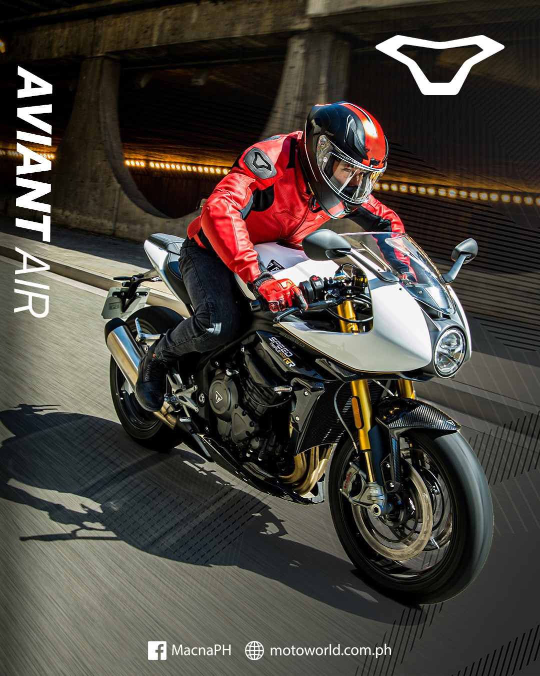 A leather jacket designed for optimal airflow with perforations on