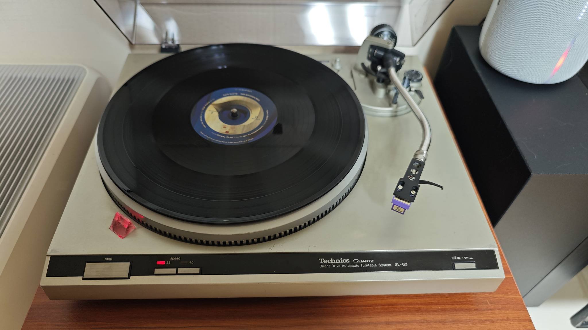 Restored Technics SL-1400MK2 turntable with VM95ML cart