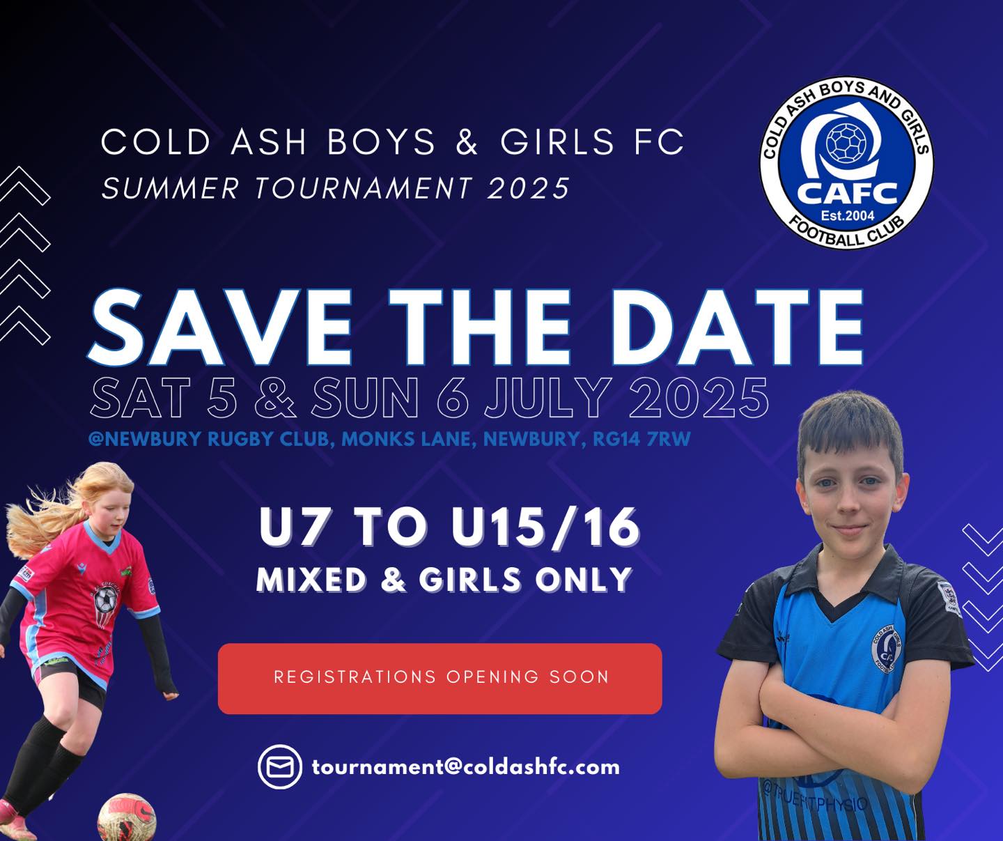 Cold - BREAKING NEWS…the Cold Ash Boys & Girls FC Summer Football ...