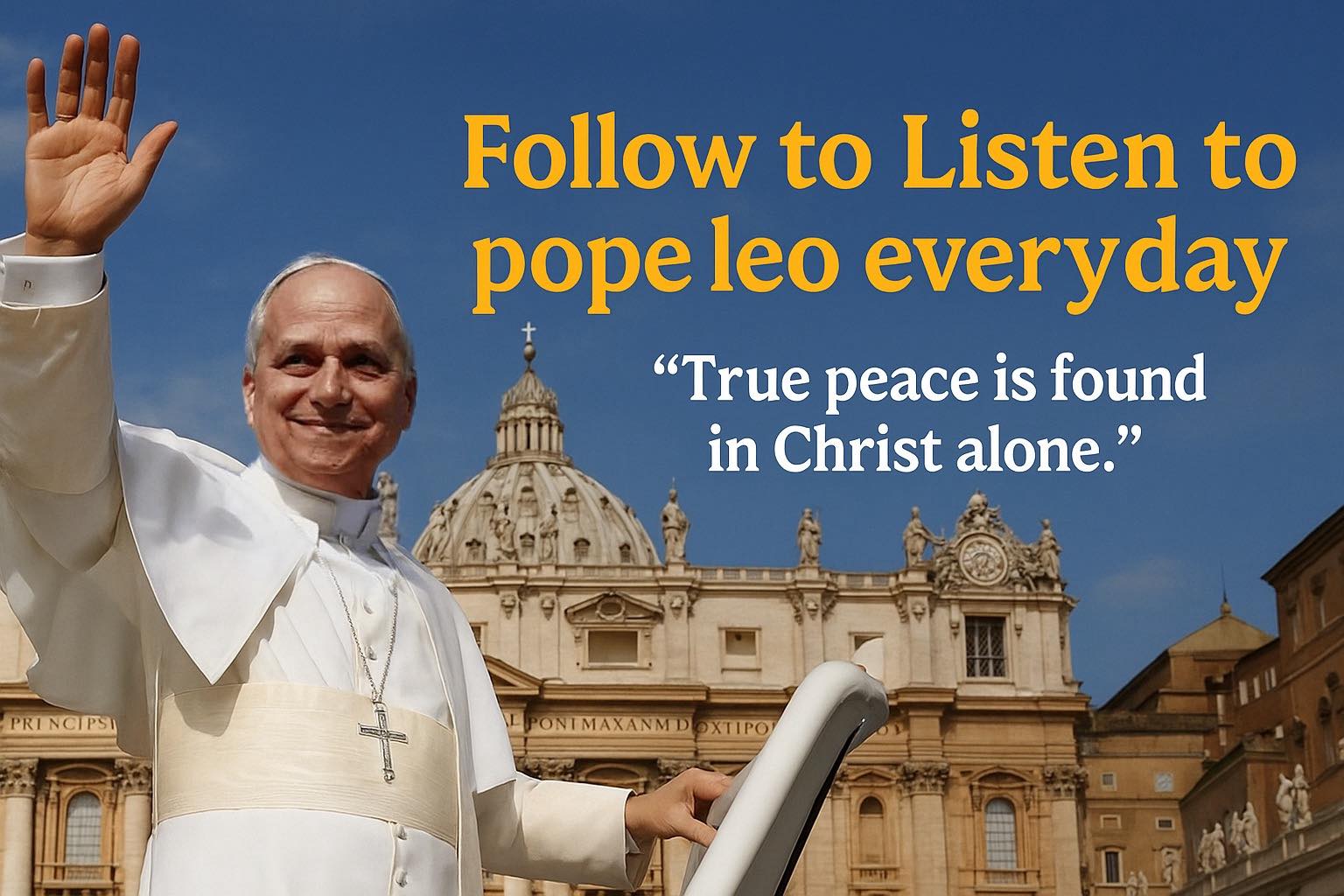 Pope Leo XIV Words