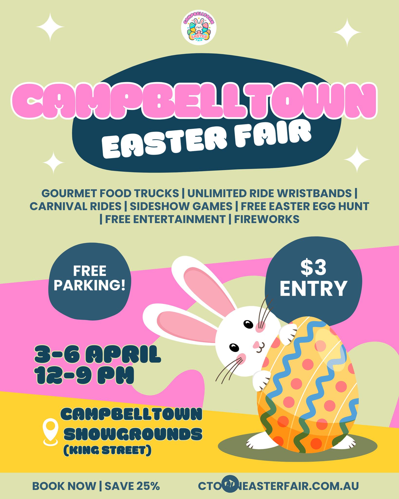 🐰🎡 CAMPBELLTOWN EASTER FAIR IS... - Campbelltown Easter Fair | Facebook