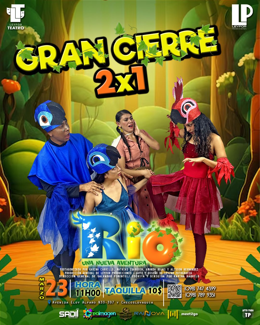 Leyfor - GRAN CIERRE 🦜Rio “Una Nueva Aventura”🐦‍🔥 En el corazón de la ...