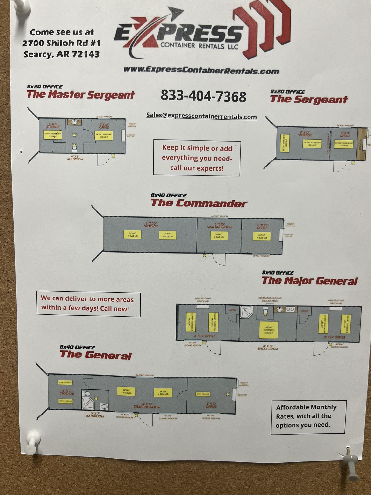 Express Container Rentals | Searcy AR