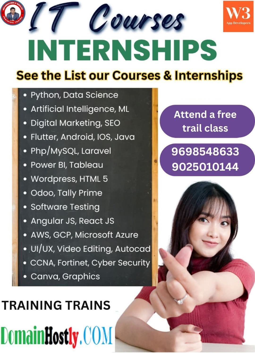 Training Trains Software Technologies & Institute