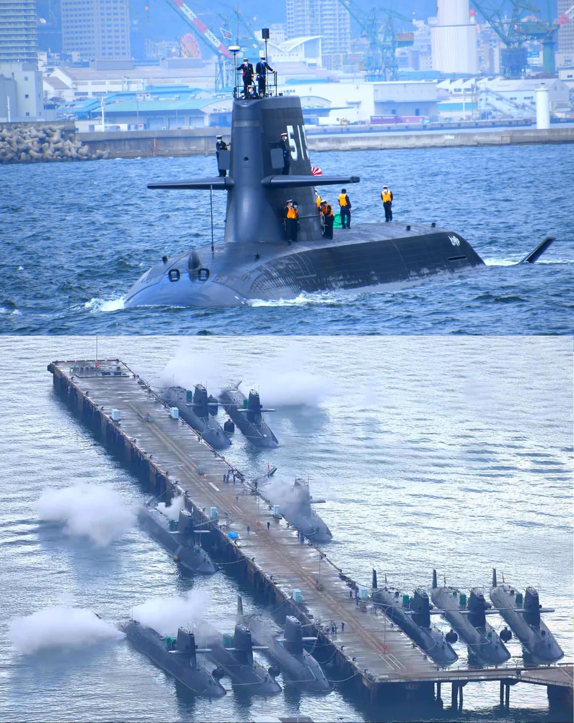Kure's Whale of Iron: The former JDS *Akishio *(SS 579). *Akishio