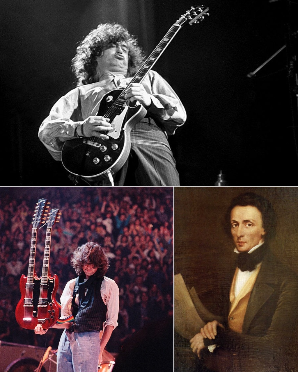Jimmy Page performs at 1983 Arms charity concert