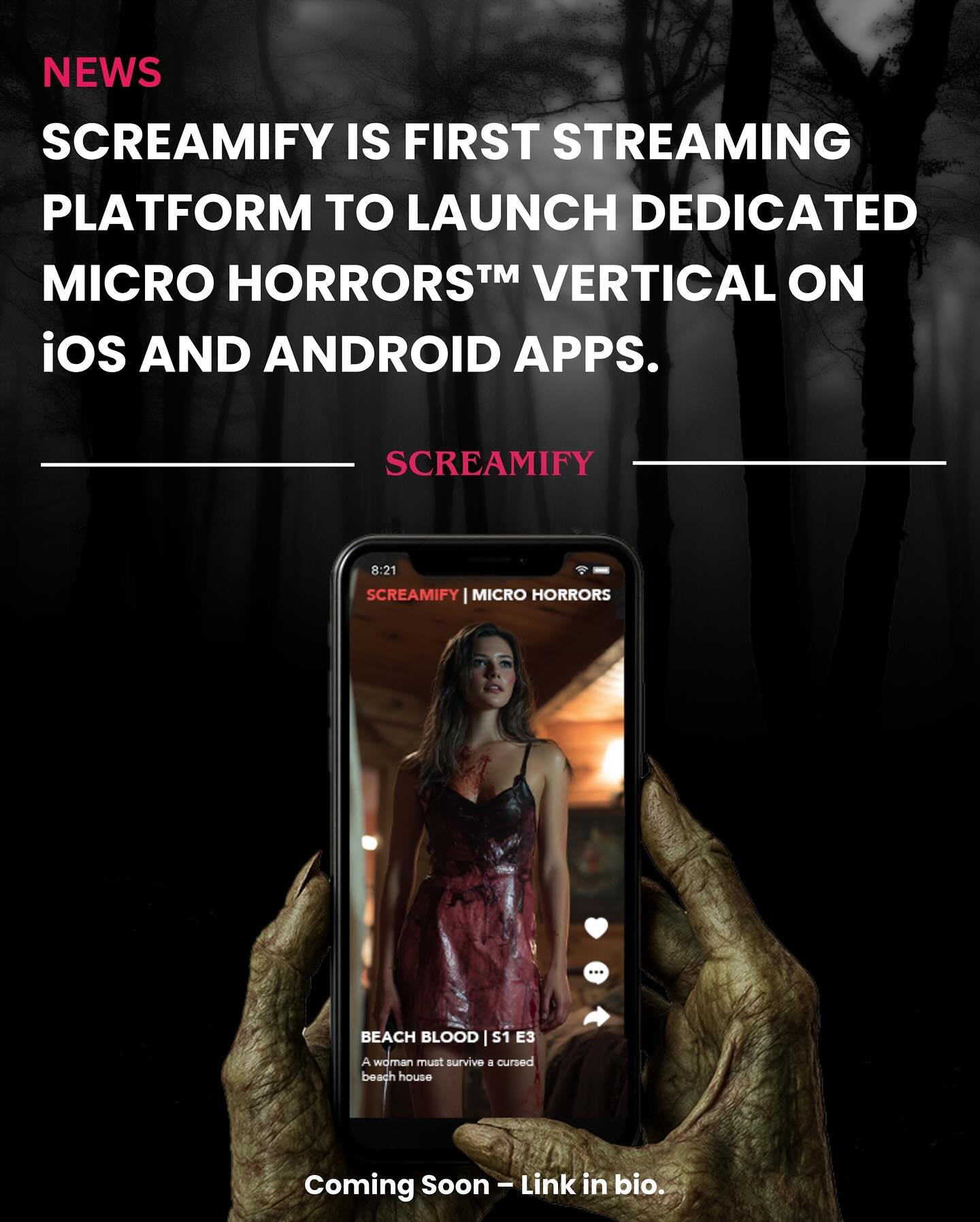 Screamify - 🩸Screamify will become the first streaming... | Facebook