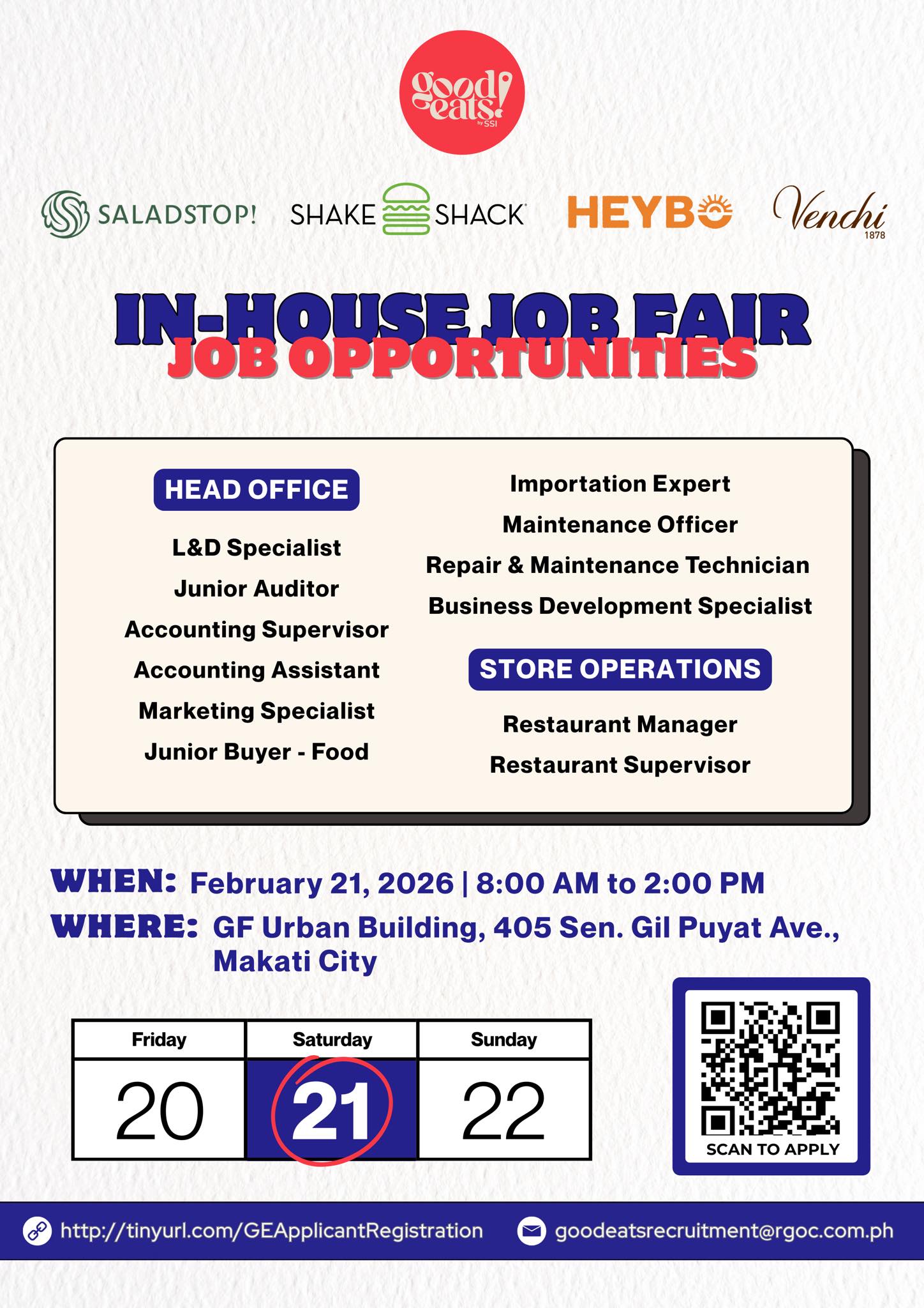 Shake Shack PH Hiring