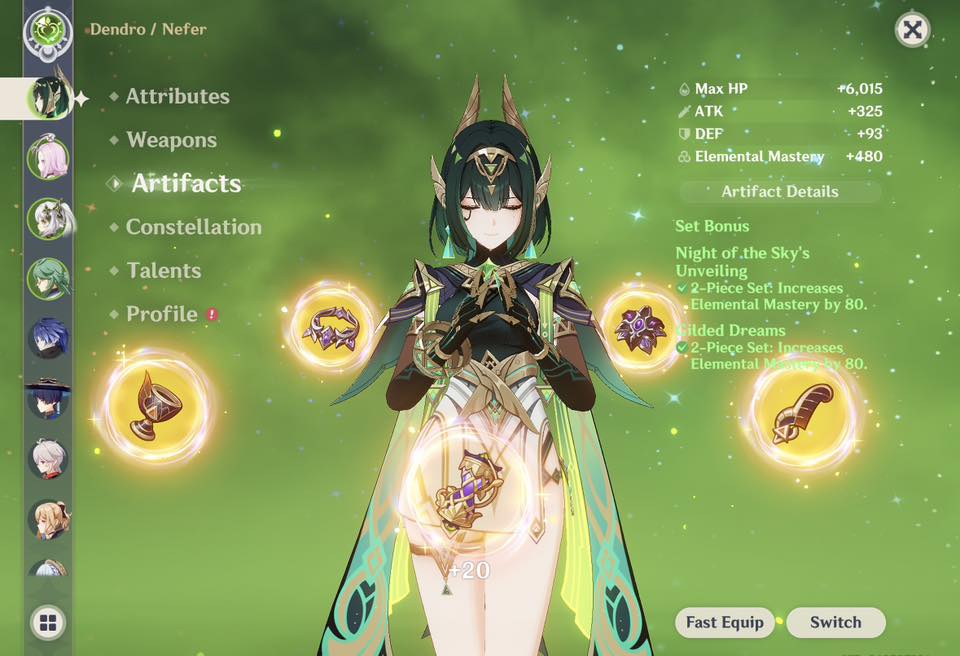 Hi yall! Is my Nefer build ok? I can hit 54k on her CA | Facebook