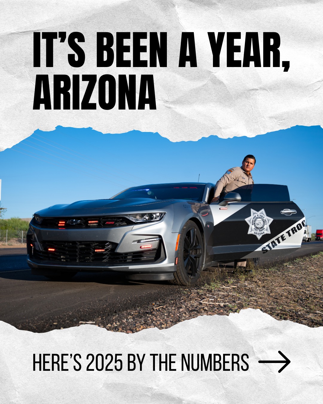 ¡Adiós, 2025! Here's what it looked... - AZDPS Highway Patrol | Facebook
