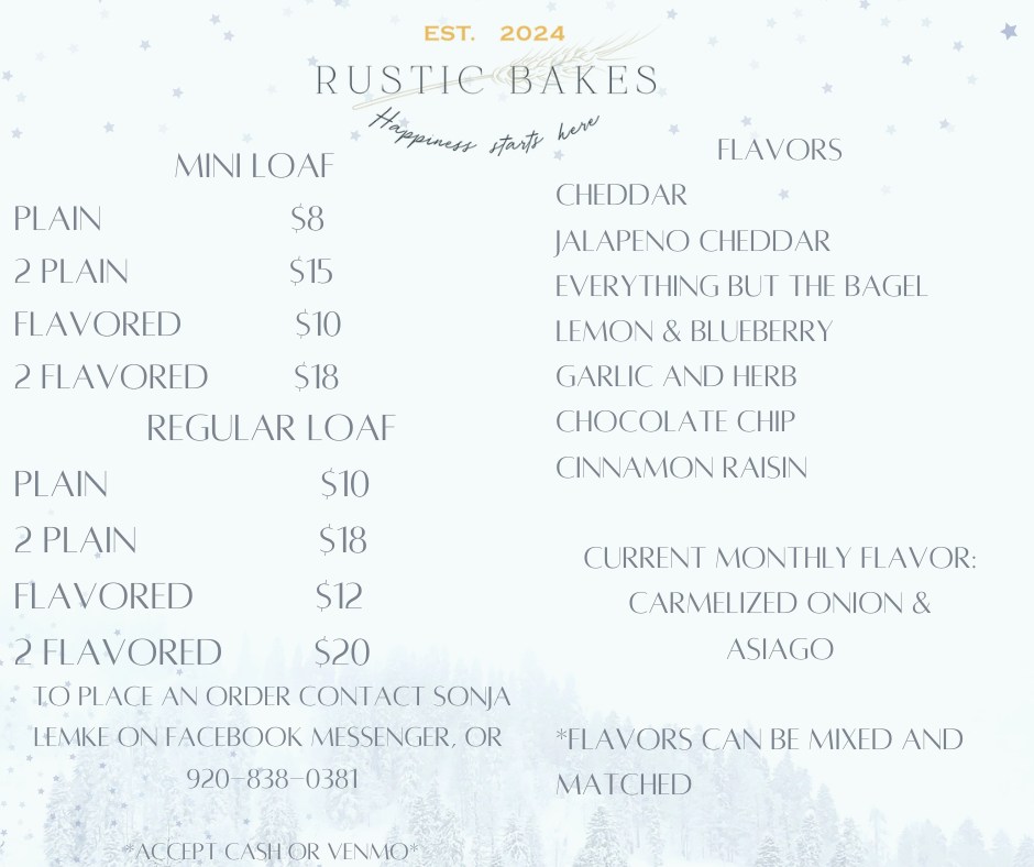 Rustic - As promised, here is the menu for January with the updated ...
