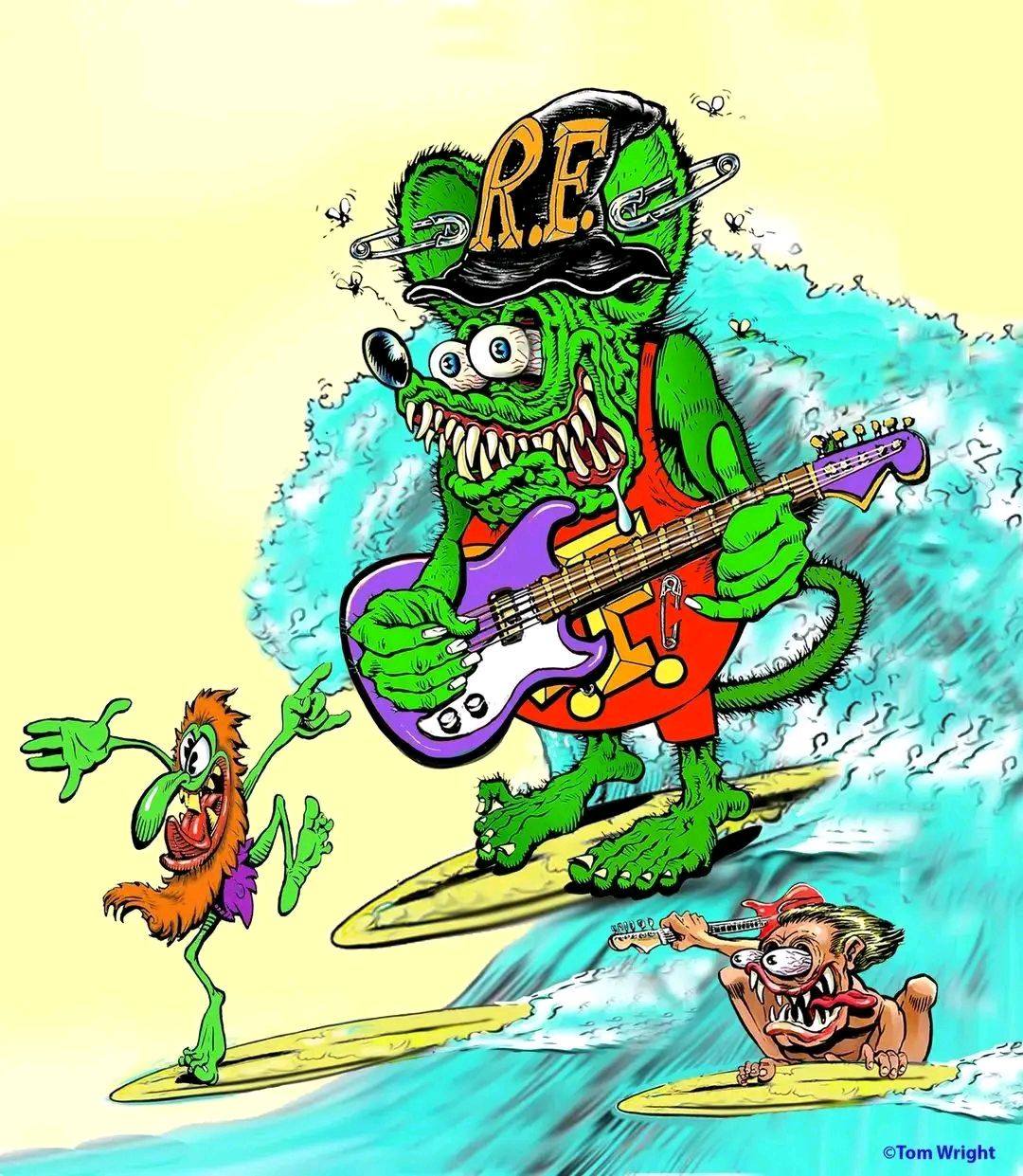 My modified 2004 Rat Fink ☺️