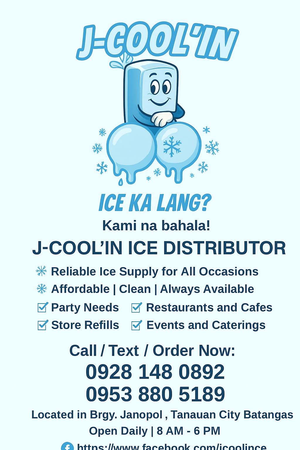 J-Cool’in - Ice Distributor | Tanauan