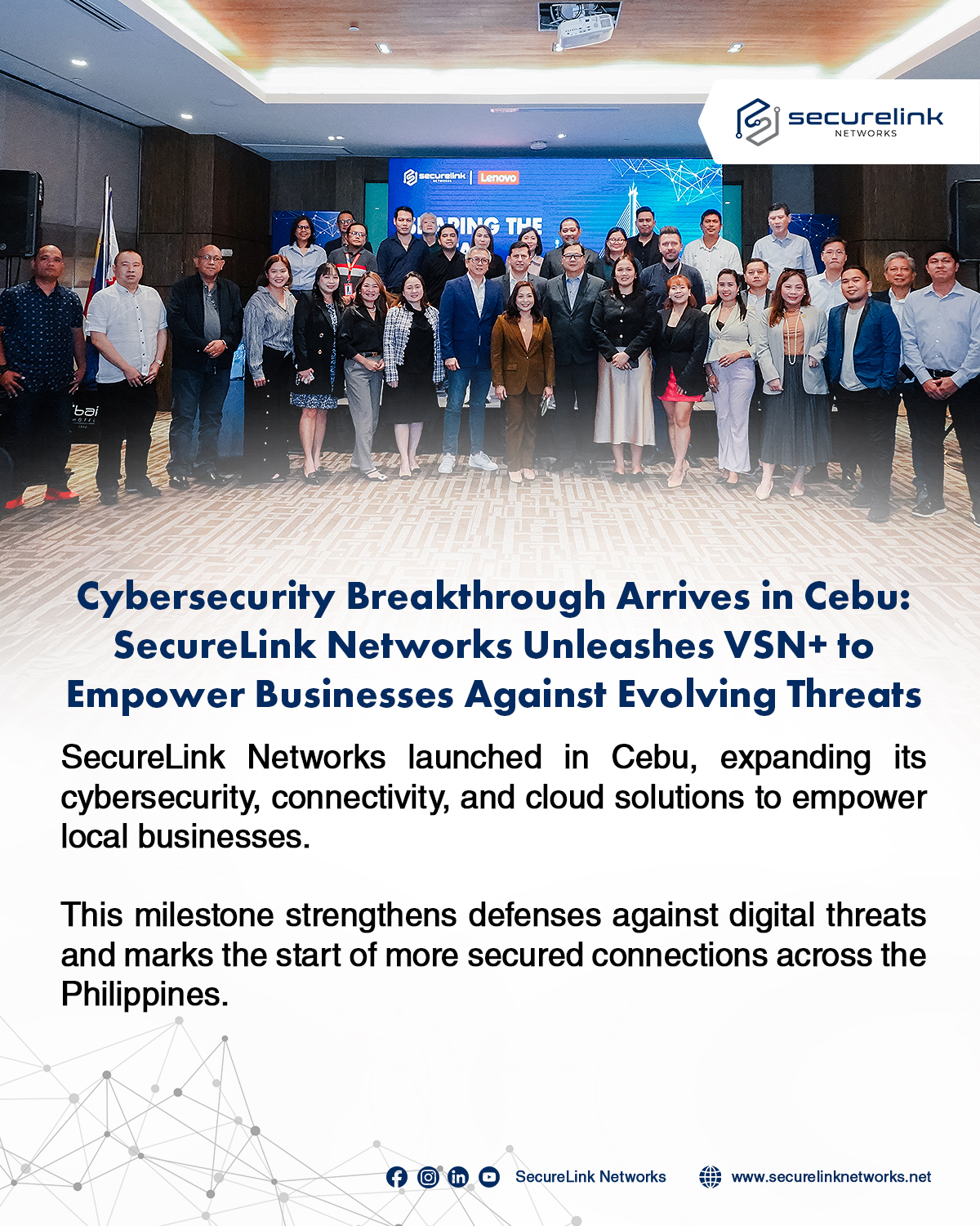 SecureLink - Cybersecurity breakthrough lands in Cebu! SecureLink ...