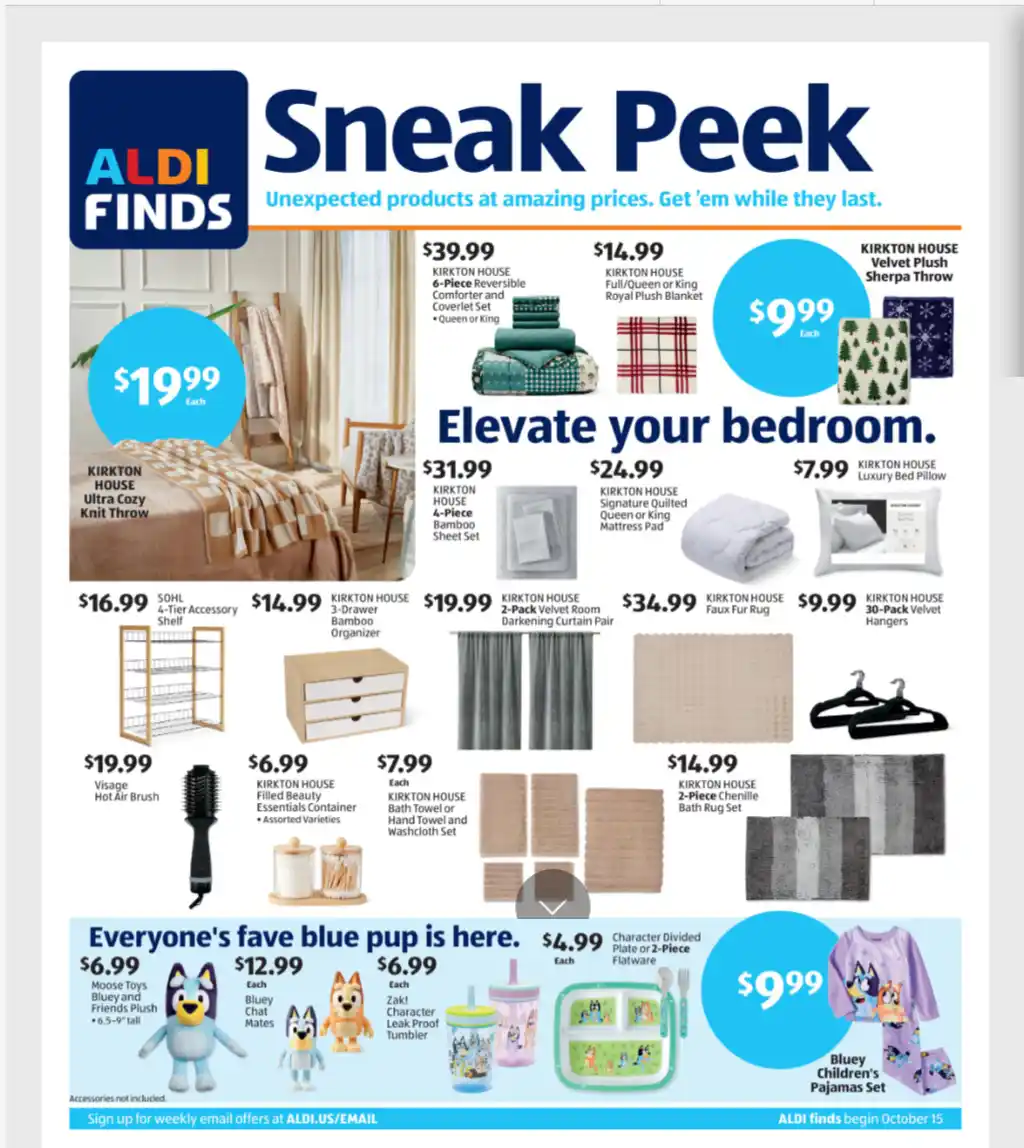 Aldi weekly ad for October 15-21, 2025