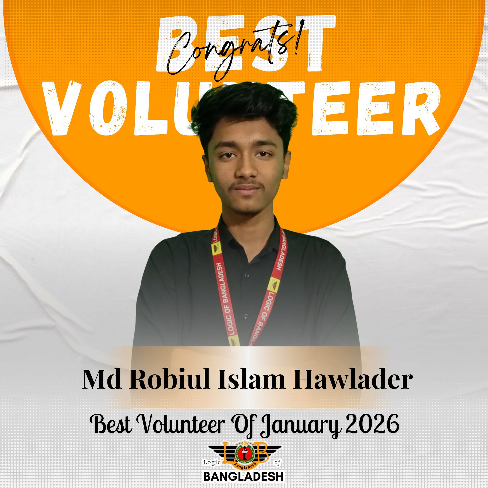 Congratulations Md. Robiul Islam... - Logic of Bangladesh | Facebook
