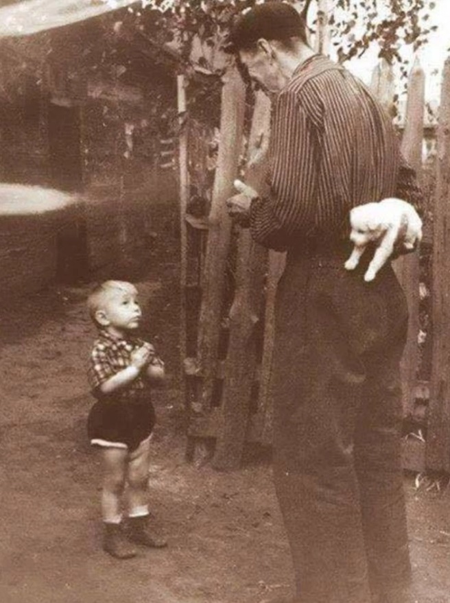 A Few Seconds Before Happiness, photographed in 1956, perfectly