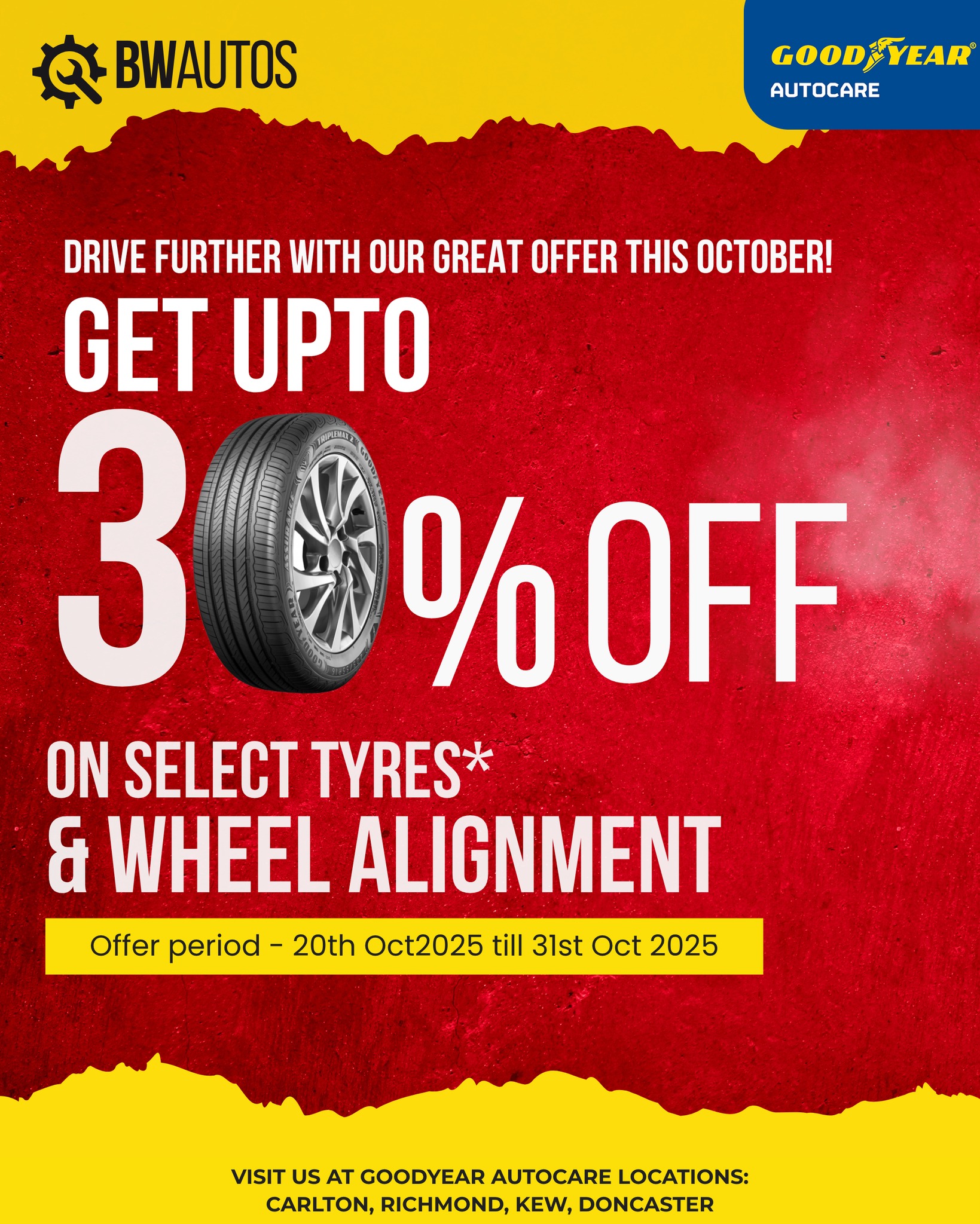 Get ready to hit the road with... - Goodyear Autocare Carlton | Facebook