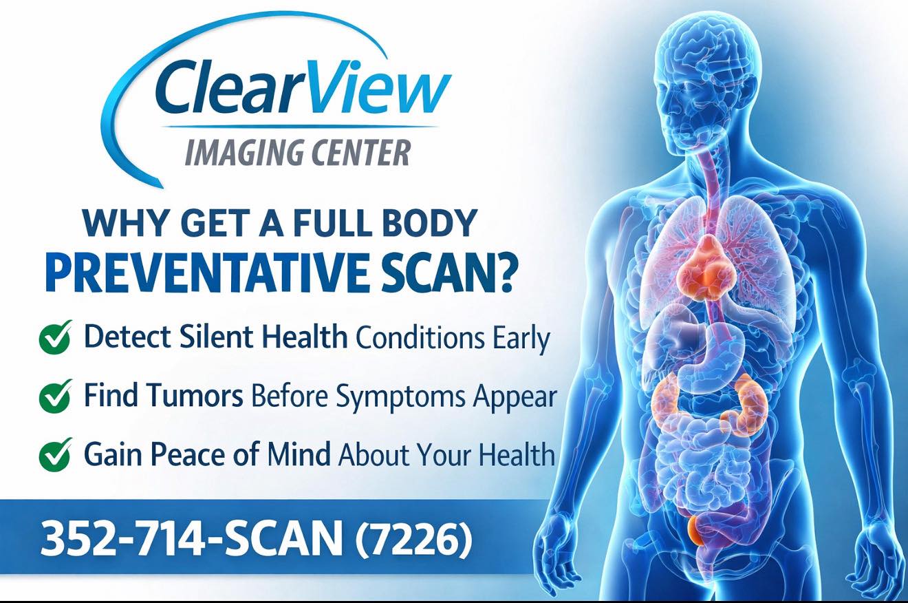 ClearView - WHY WAIT FOR SYMPTOMS? 🩺 A FULL BODY preventative scan can ...