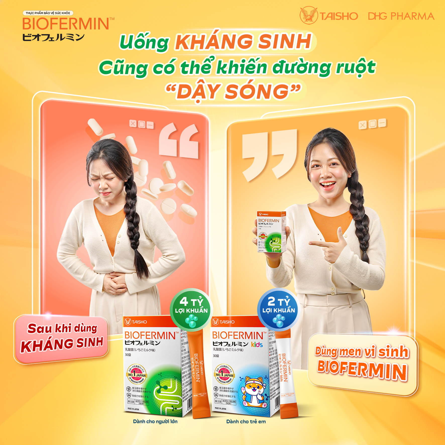 Biofermin - Men vi sinh số 1 Nhật Bản