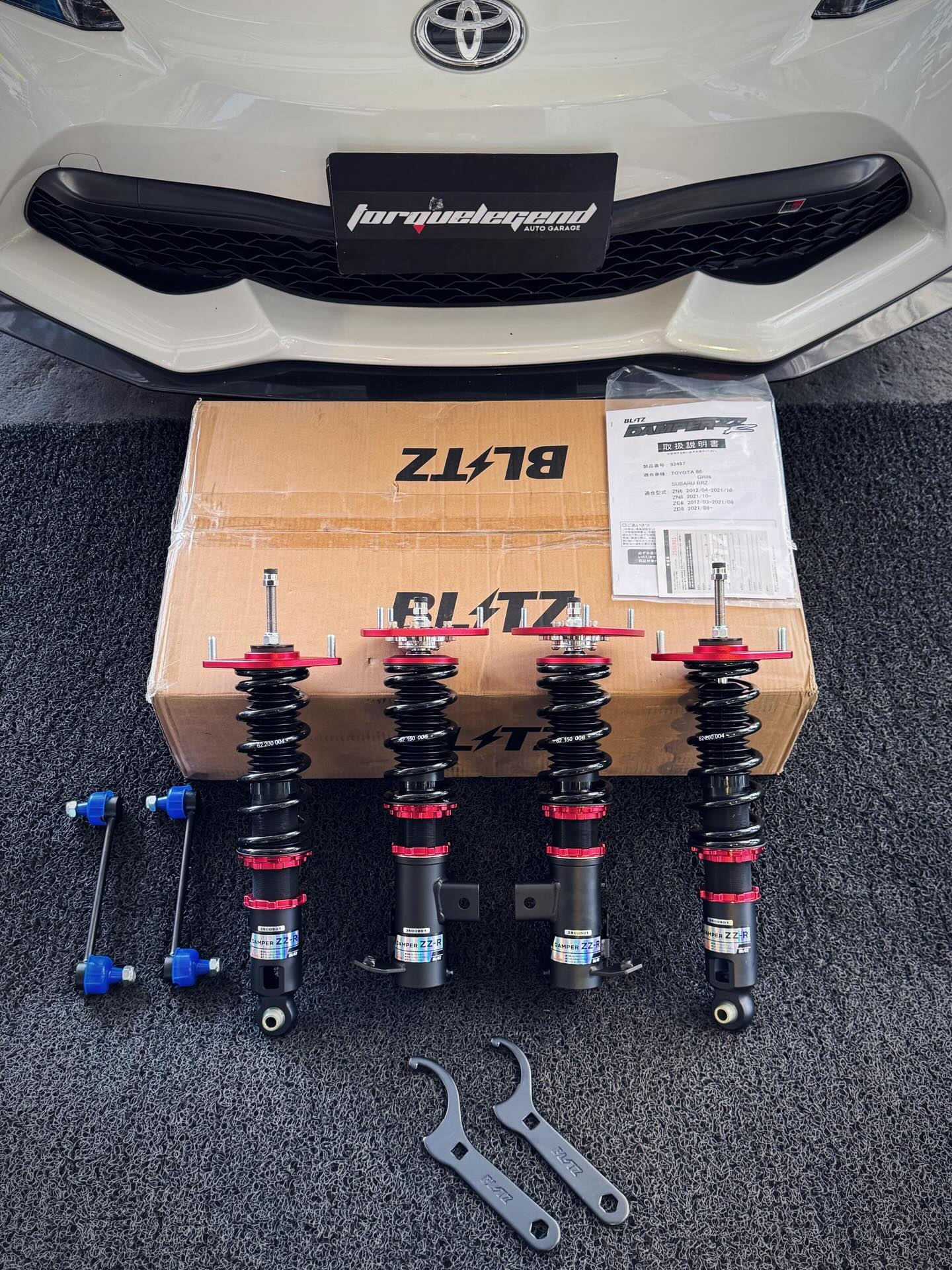 Blitz ZZR Damper Adjustable Ready Stock @tl_one_performance BLITZ