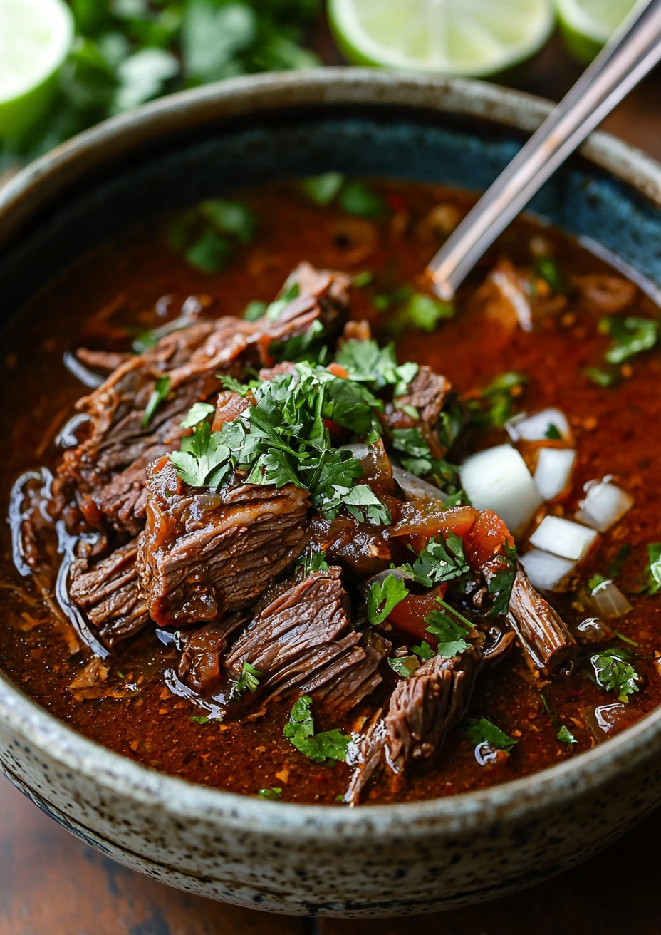 Grid - Traditional Slow-Cooked Mexican Birria Beef Stew Ingredients: 3 ...