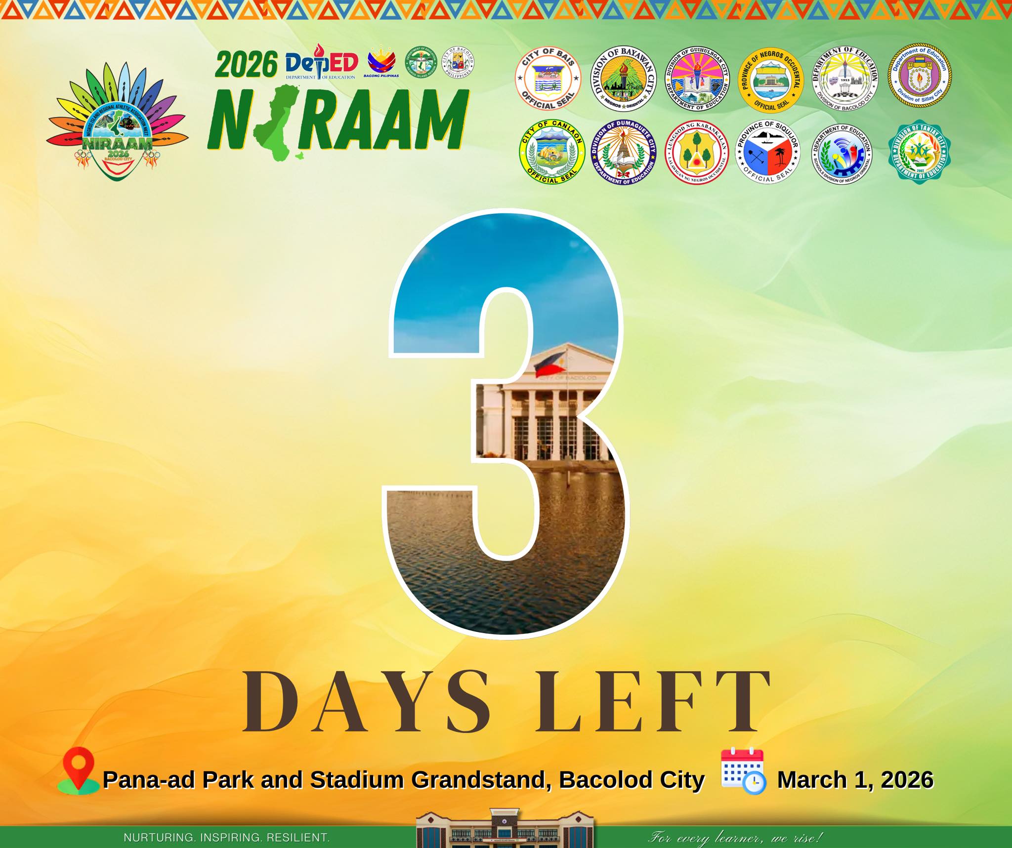 DepEd - 3 DAYS TO GO — The countdown tightens. The pressure rises. Stay ...