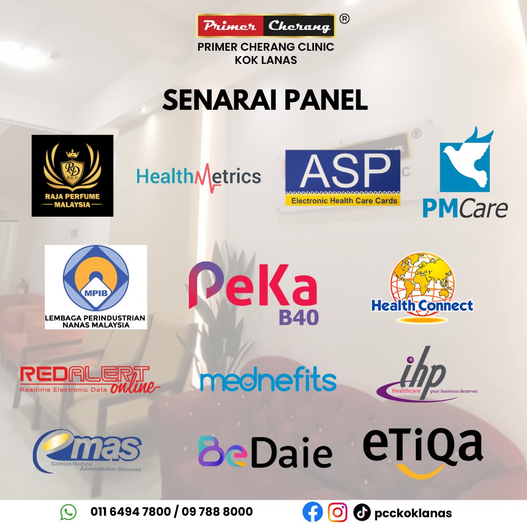 📢 SENARAI PANEL RASMI... - Primer Cherang Clinic Kok Lanas | Facebook