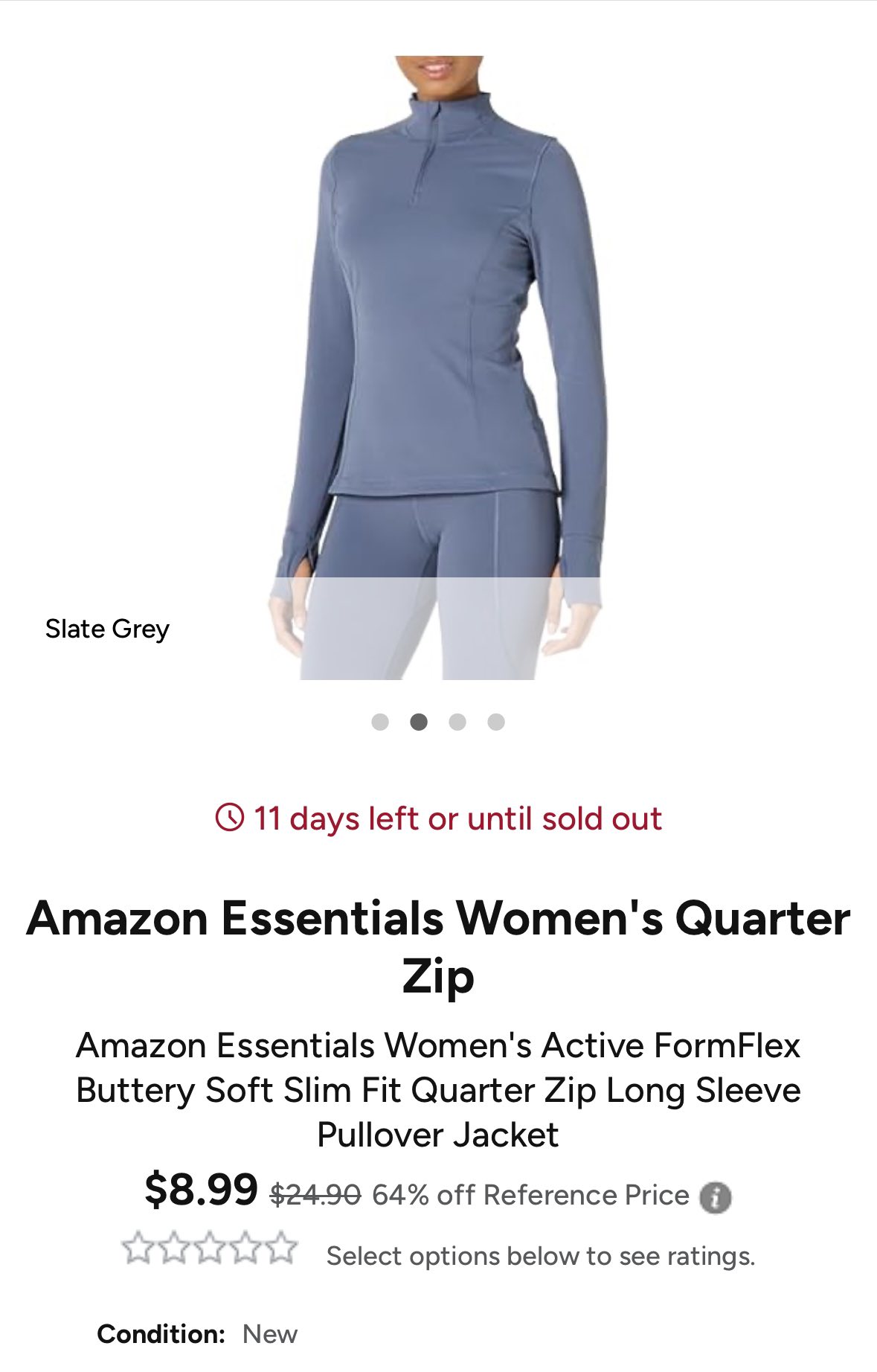 Essentials FormFlex Quarter Zip Jacket Essentials Women's FormFlex