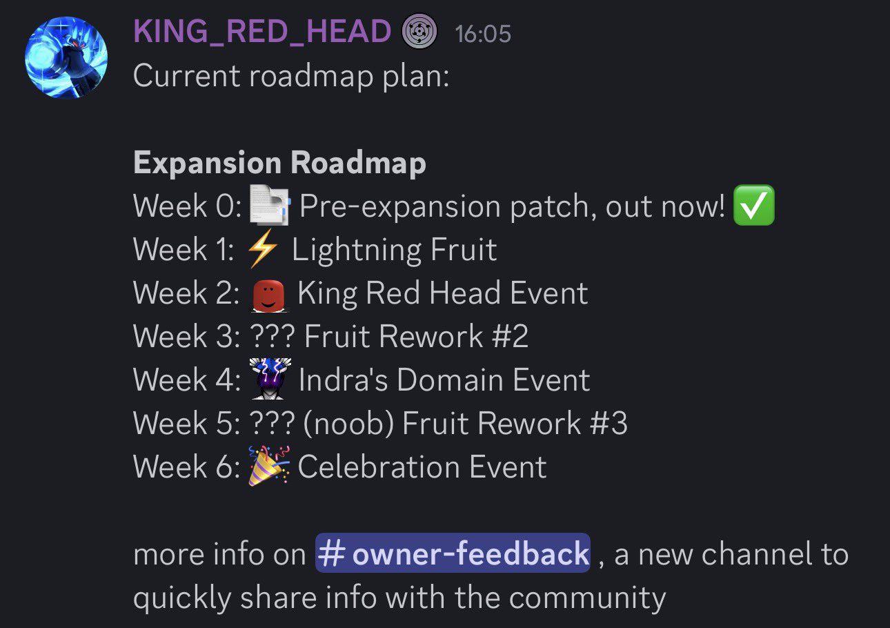 Uzoth - ‼️LIGHTNING UPDATE ROADMAP ‼️ Mygame43 has... | Facebook