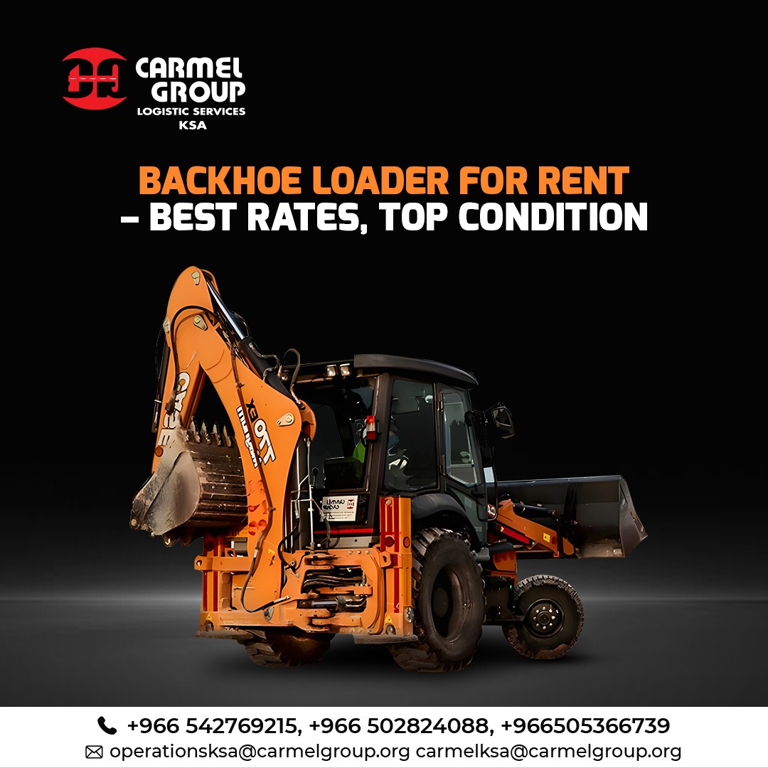 Carmel - 🚜 Backhoe Loader for Rent – Best Rates, Top Condition in KSA ...