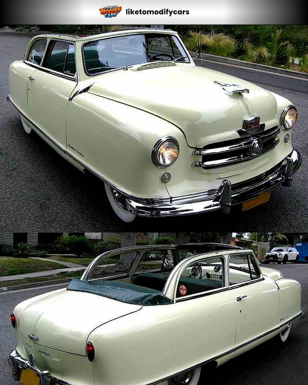 Liketomodifycars - The classic Nash Rambler convertible was a stylish ...