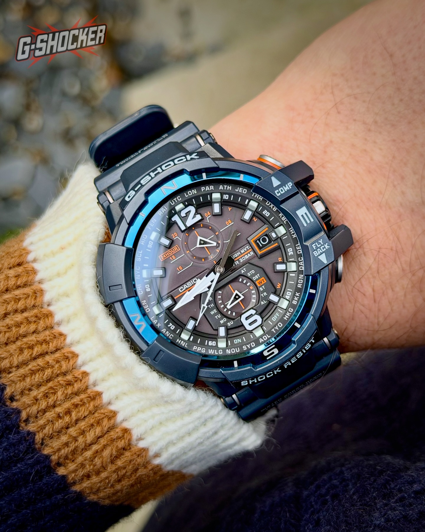 Rocking the Gravitymaster GW-A1100 this morning. #gravitymaster