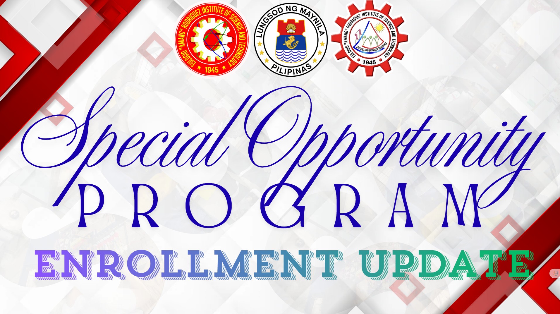 Special Opportunity Program - Earist | Manila