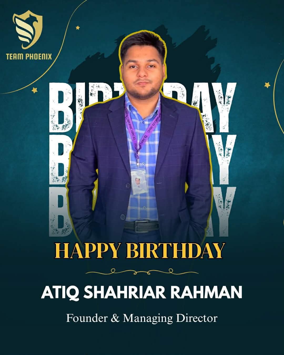 Team Phoenix - 🎉 Happy Birthday to Our Founder & Managing... | Facebook