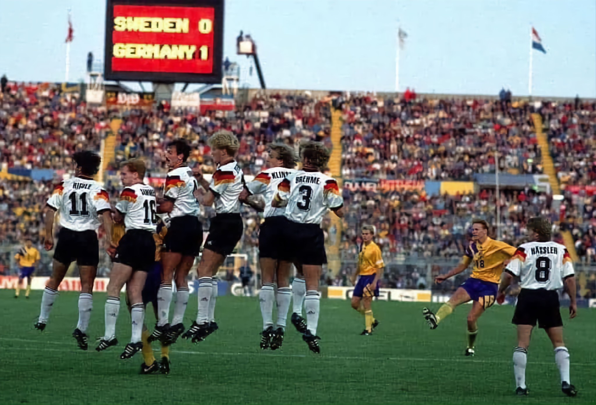 Germany Football Team EURO 1992 SNEDEN 0 GERHANY1 RIPIE WWLe 18 