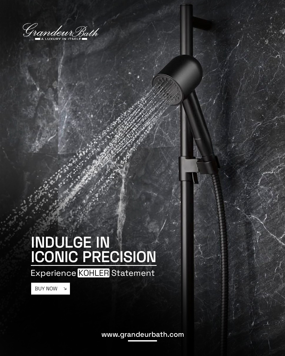 Grandeur - Elevate your shower experience with Kohler Statement — where ...