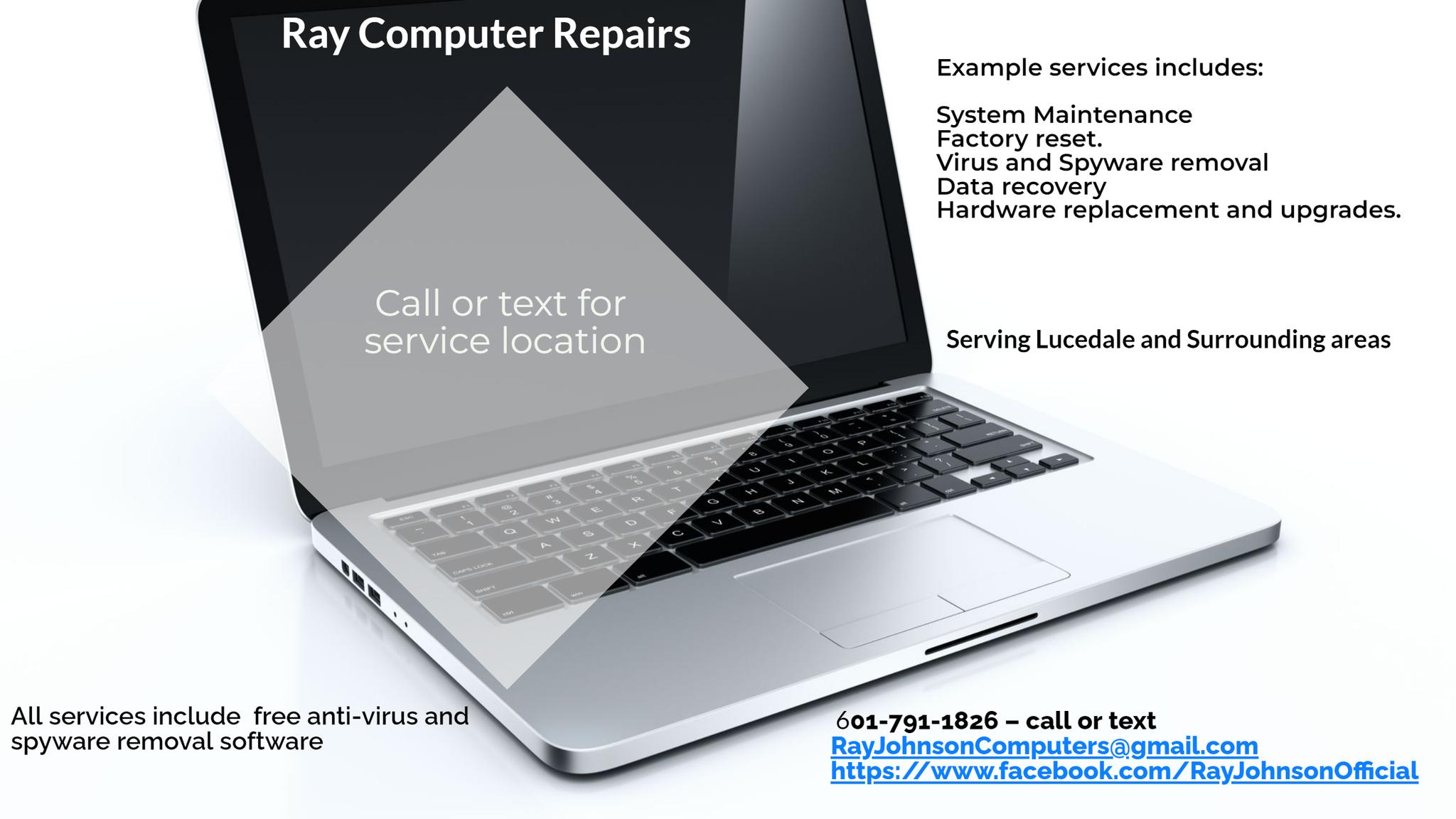 Ray Computer Repairs | Lucedale MS