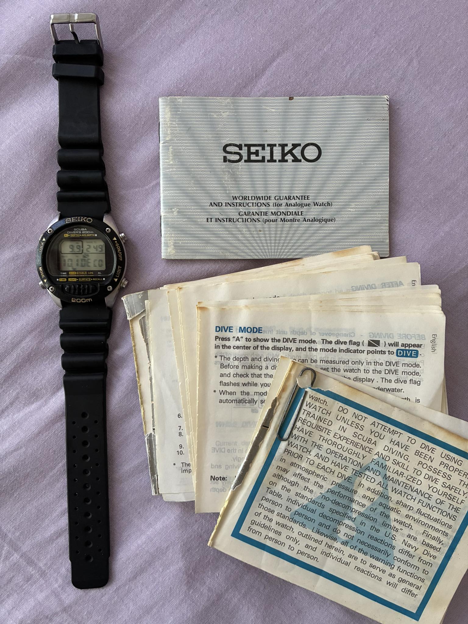 Help with 1993 Seiko Divemaster watch issue? | Dallas, TX