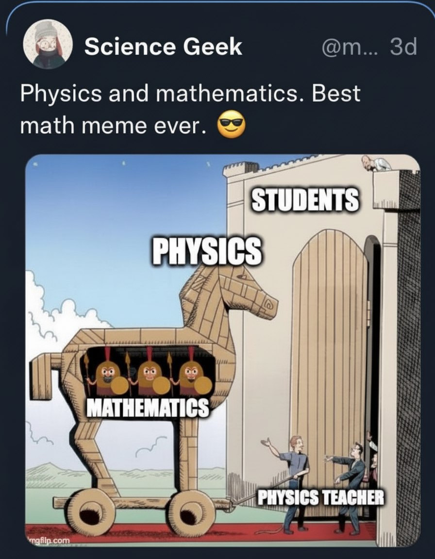 Physics Is Fun | This meme brilliantly captures the strategic role of ...