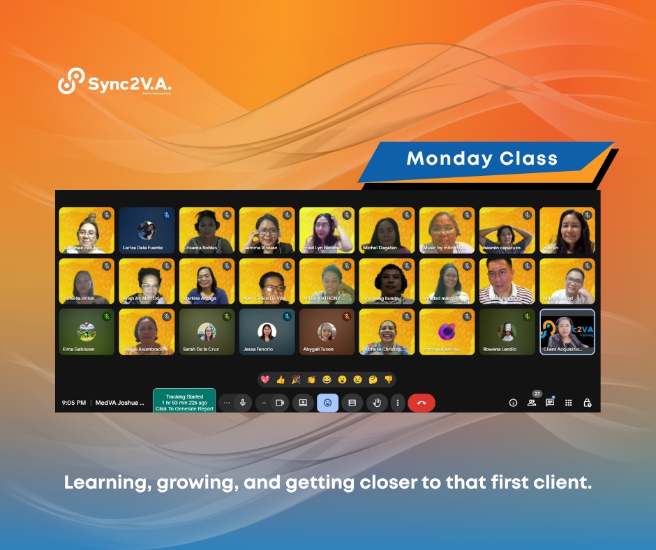 Monday class vibes!... - Medical VA Course by Sync2VA | Facebook
