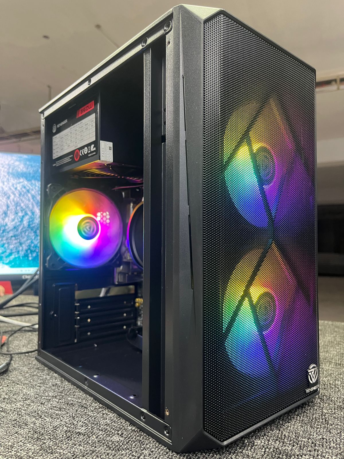 Compact, but does the JOB! Featuring- Ryzen 5 5600GT MSI B450M-A 