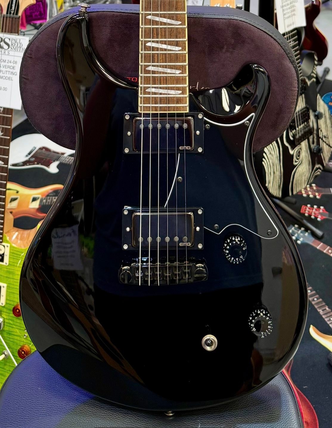 Customized PRS Santana Standard guitar with Dimarzio and Seymour